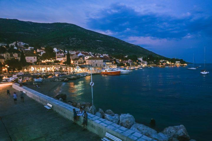 Bol, Croatia in the evening