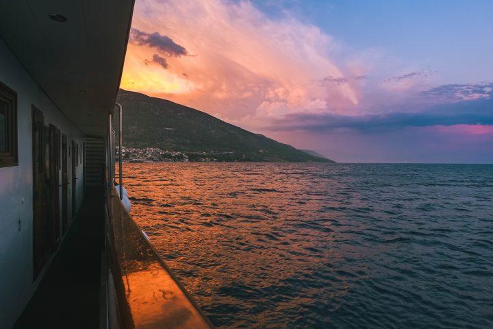 Yachtlife Croatia Life Before Work sunset from the deck