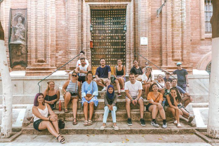 Busabout Iberian Adventure Tour Group in Seville Sevilla Spain