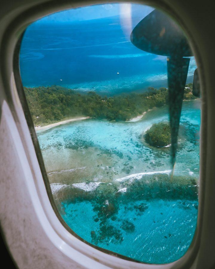 Solomon Islands Solomon Airlines Honiara to Gizo flight best plane window seat views int he world