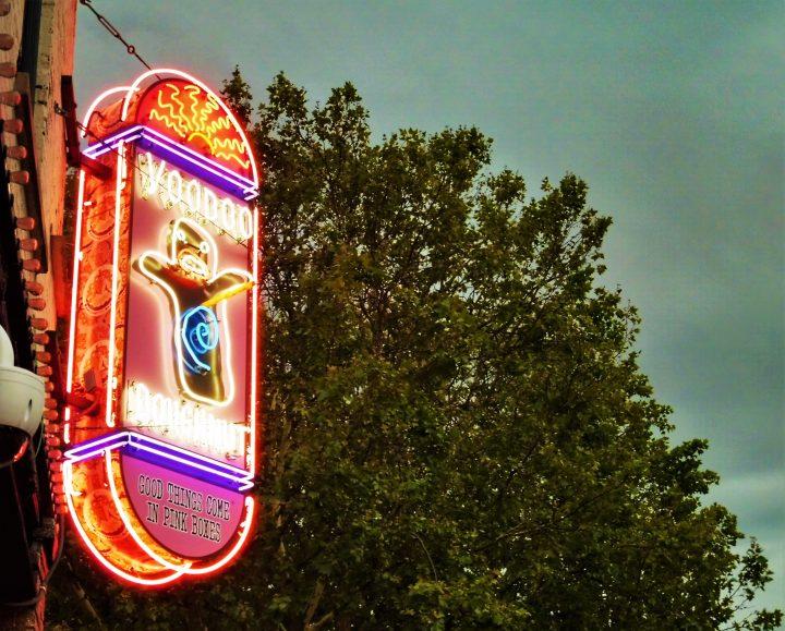 Voodoo Doughnuts Portland Oregon Sign