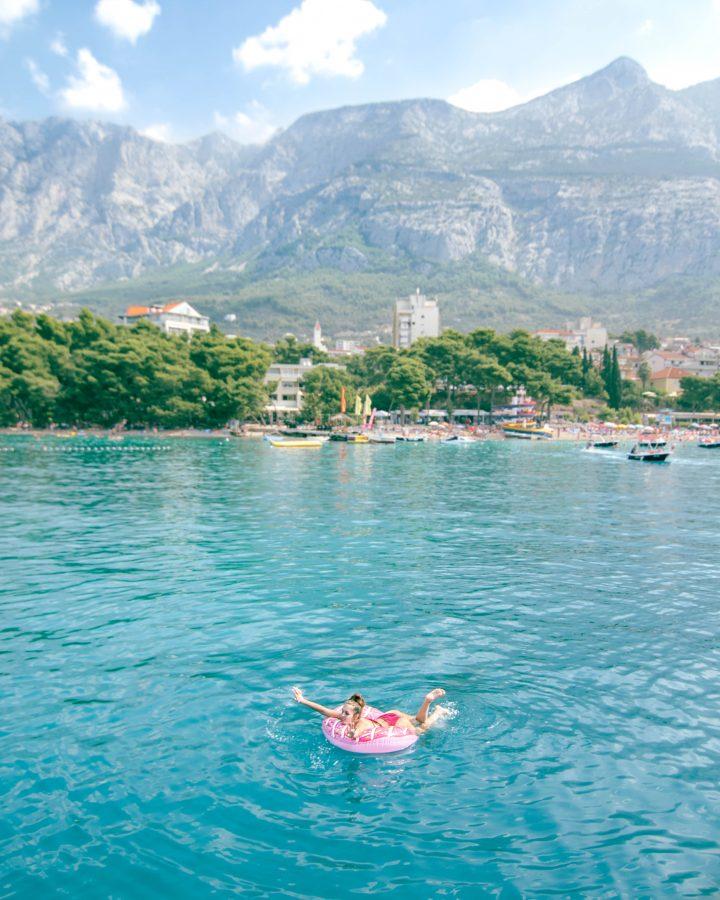 Donut float in croatia with yachtlife Croatia Life Before Work