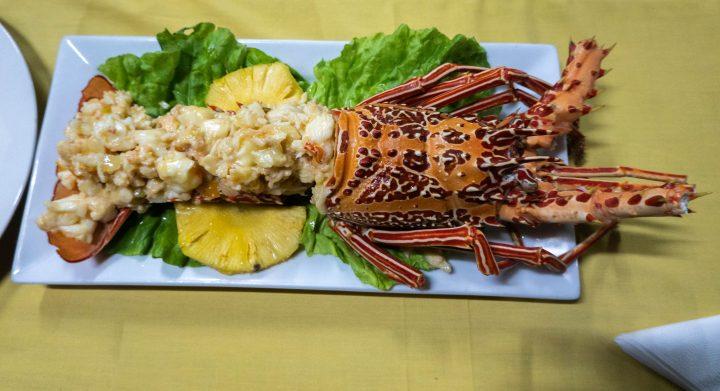 Solomon Islands fresh seafood lobster