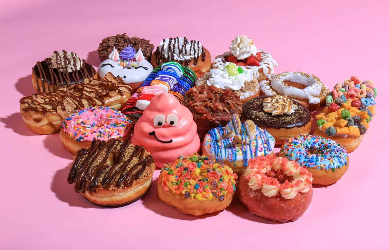 pinkbox doughnuts menu range