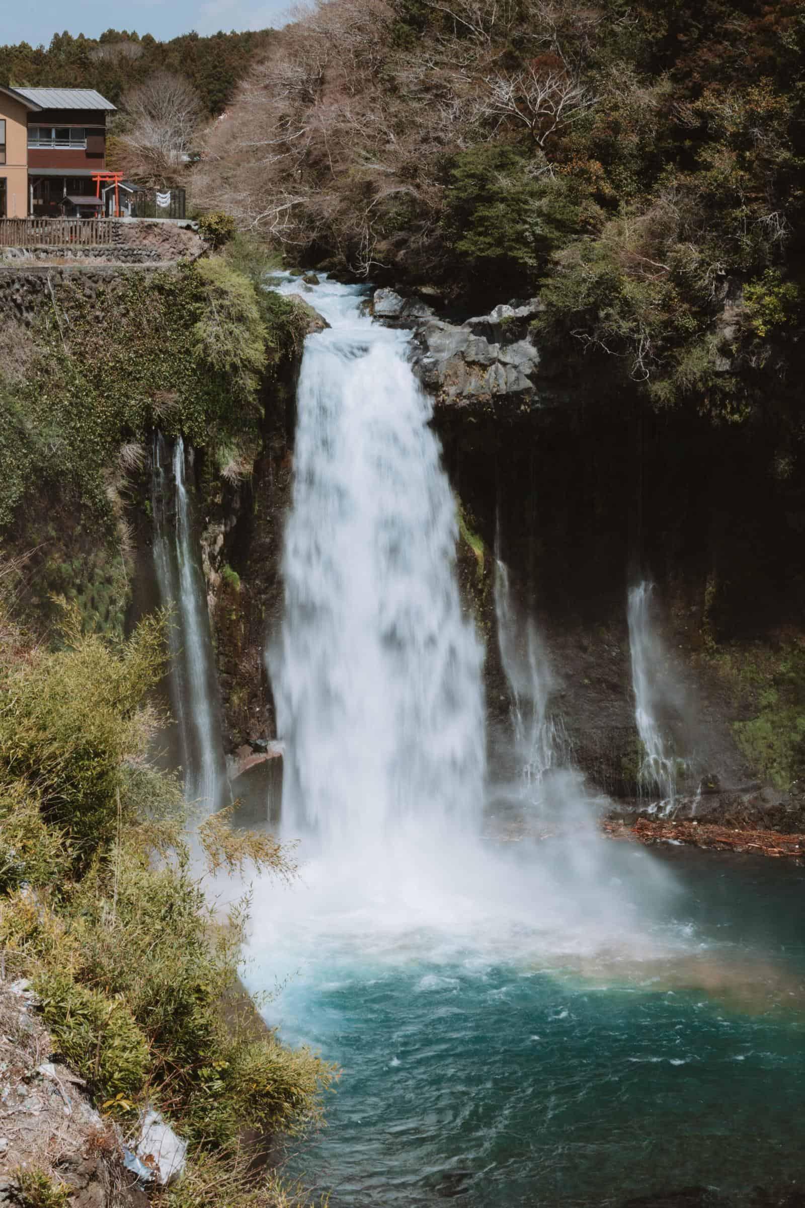 Shiraito Falls near Mt Fuji Japan