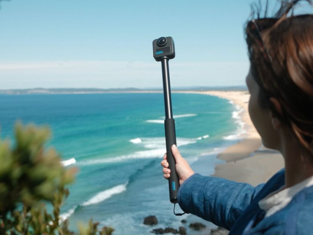 GoPro Max 2 with extension pole