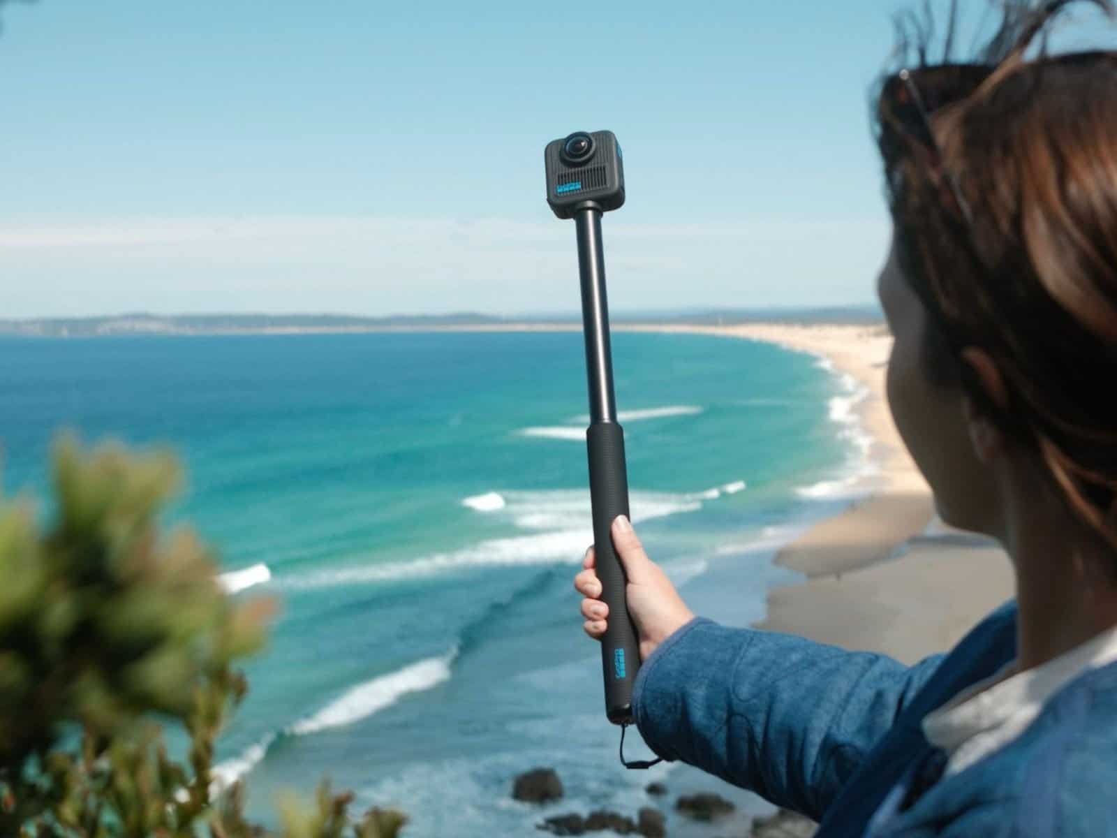 GoPro Max 2 with extension pole